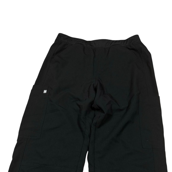 Figs Cargo‎ Scrub Bottom Axim Pants Men's XL T Black Stretch Drawstring Waist - Picture 3 of 12